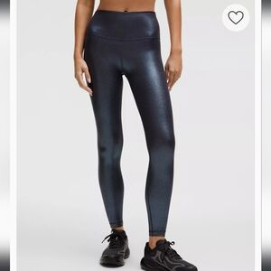 NWT Lululemon Align High-Rise Ribbed Pant 28" Shine Size 0 $128 Retail